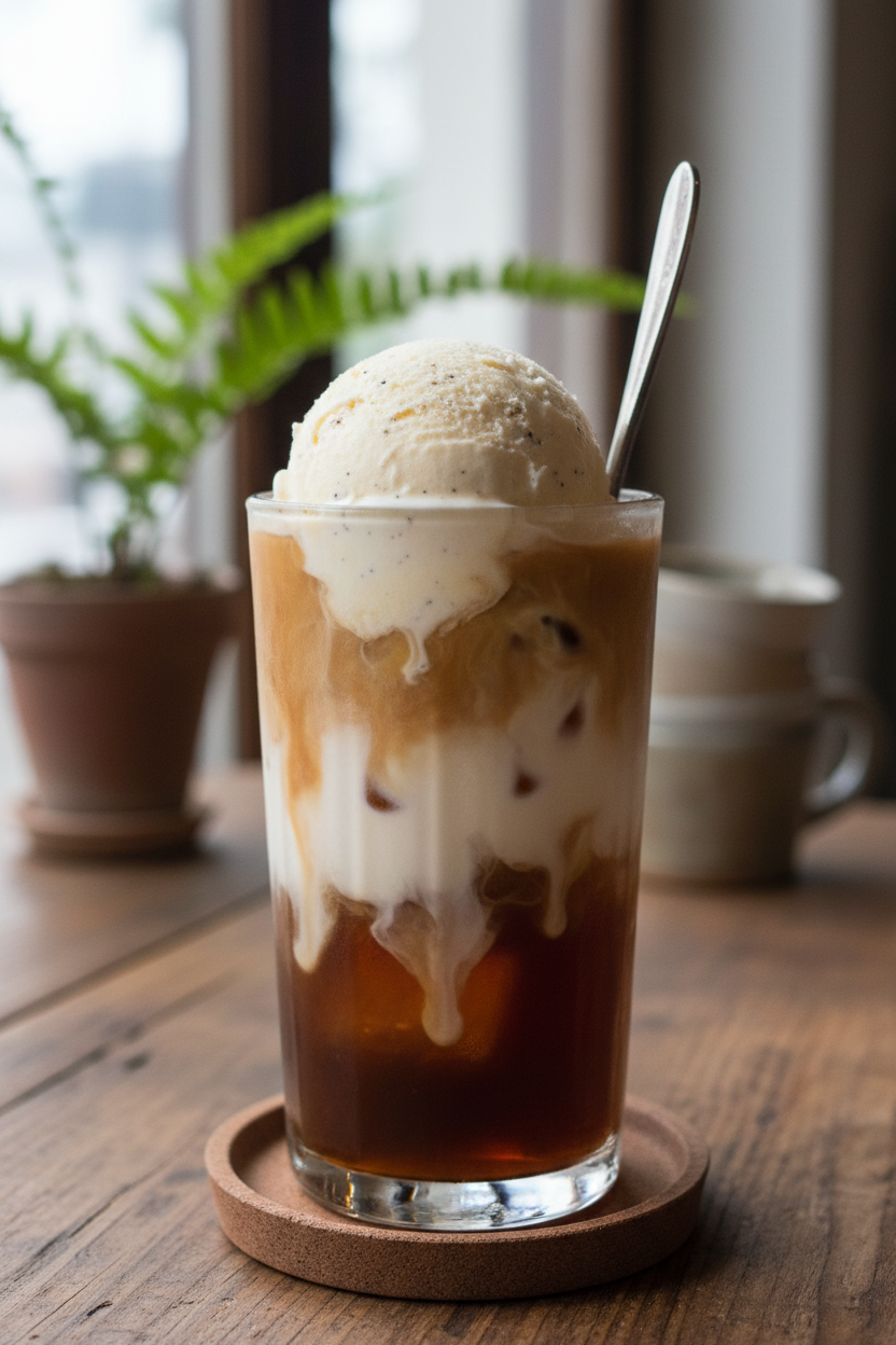 Iced Coffee (with ice-cream)